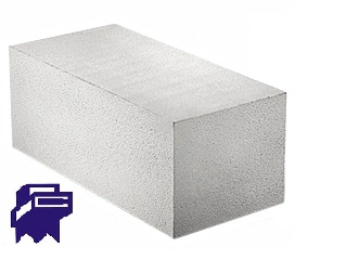 Блок газобетонный стеновой 625*350*250мм В 3,5 D 600кг/м3 Могилевский КСИ
