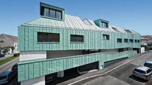 Алюминиевая кровля Система PREFALZ 45 Бронзовый Prefa