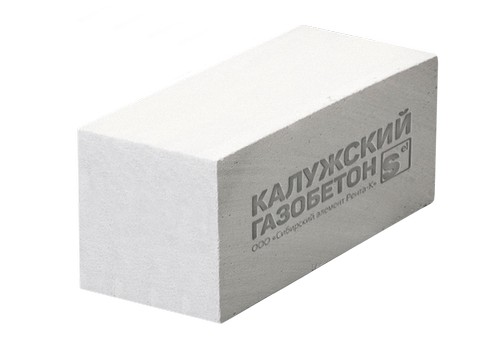 Газобетонные блоки Калужский D400 В2,5 625*250*450