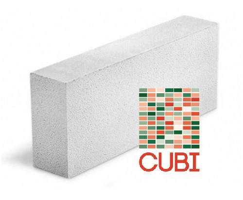 Газобетонный блок CUBI D600 B3,5 F100 625х200х150 ровный