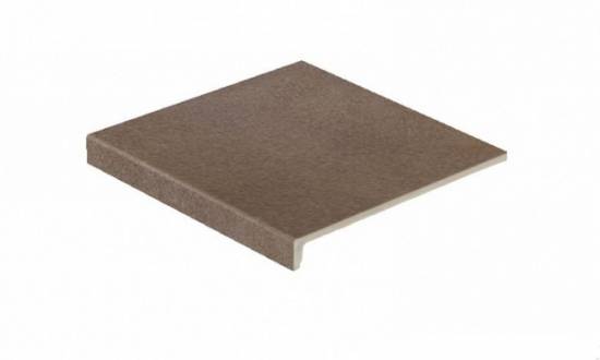 Клинкерная ступень фронтальная прямоугольная Asar 640 maro Stroeher 294x340x35/11 мм