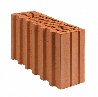 POROMAX-380-1/2-D 850 кг/куб.м, 125x380x219мм, красный