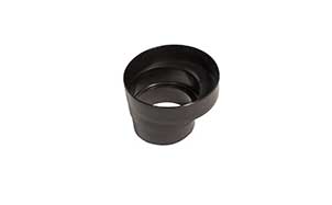 Адаптер для VILPE KTV кровельного вентиля, черный