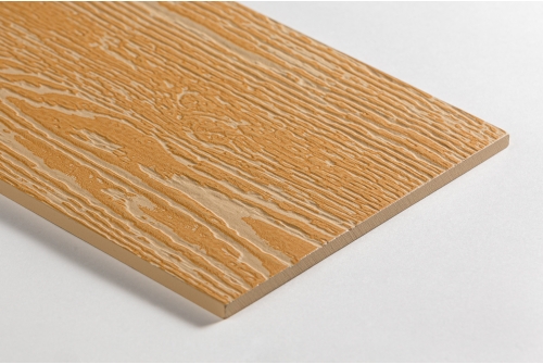 Сайдинг-панель фиброцементная окрашенная структурная КЕДР (RAL1001/RAL1011) LATONIT 3000x200x8