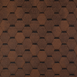 Мягкая кровля (Tegola) — Top Shingle, Смальто | Коричневый